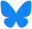 Bluesky butterfly logo